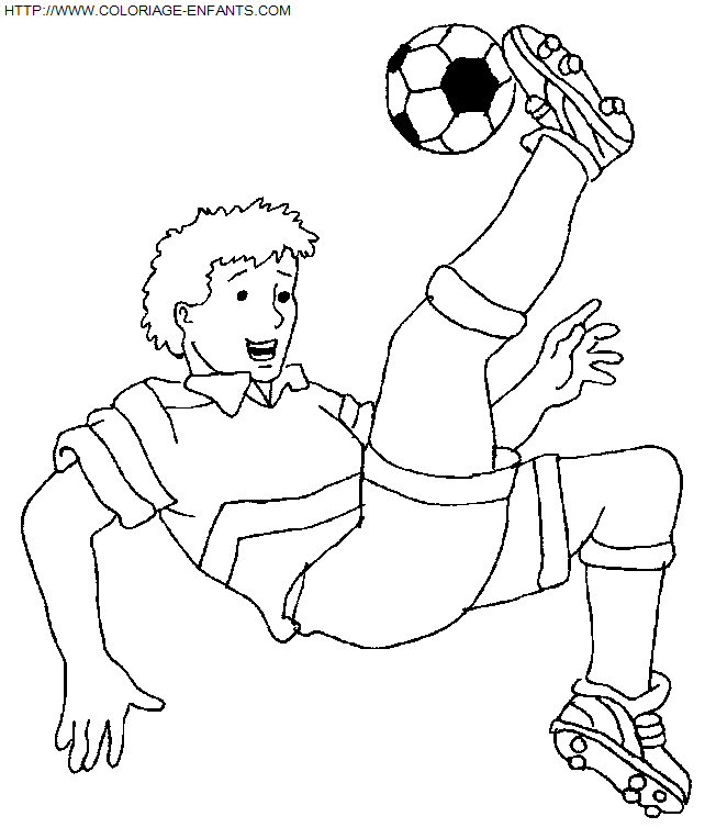 Soccer coloring