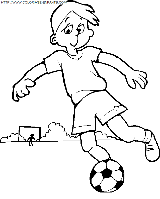 Soccer coloring