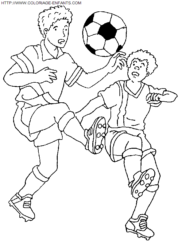 Soccer coloring