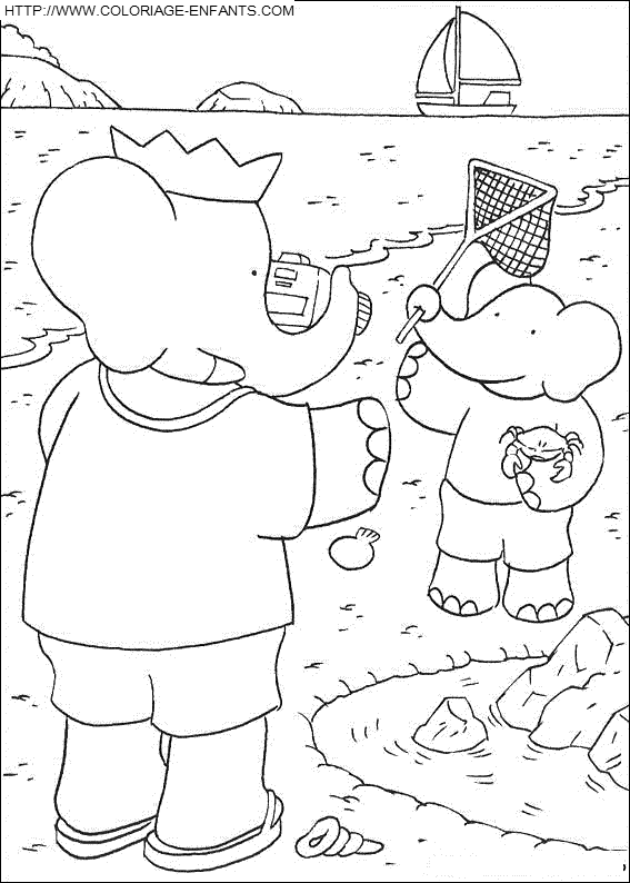 Babar coloring