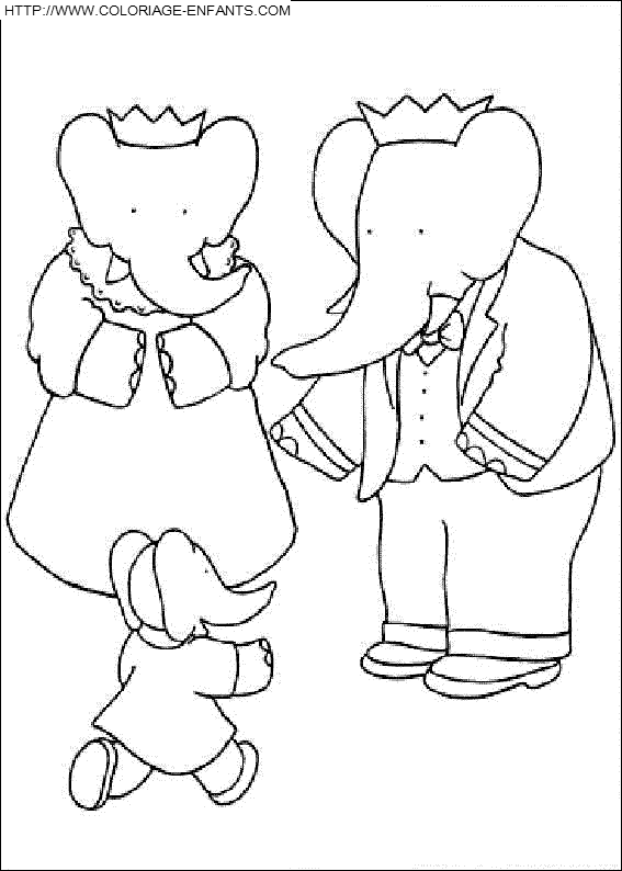 Babar coloring