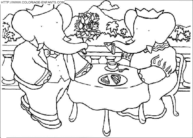 Babar coloring