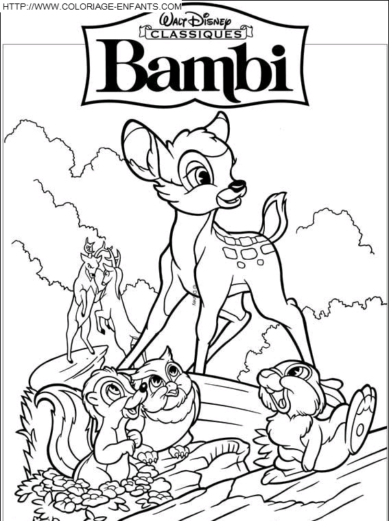 Bambi2 coloring