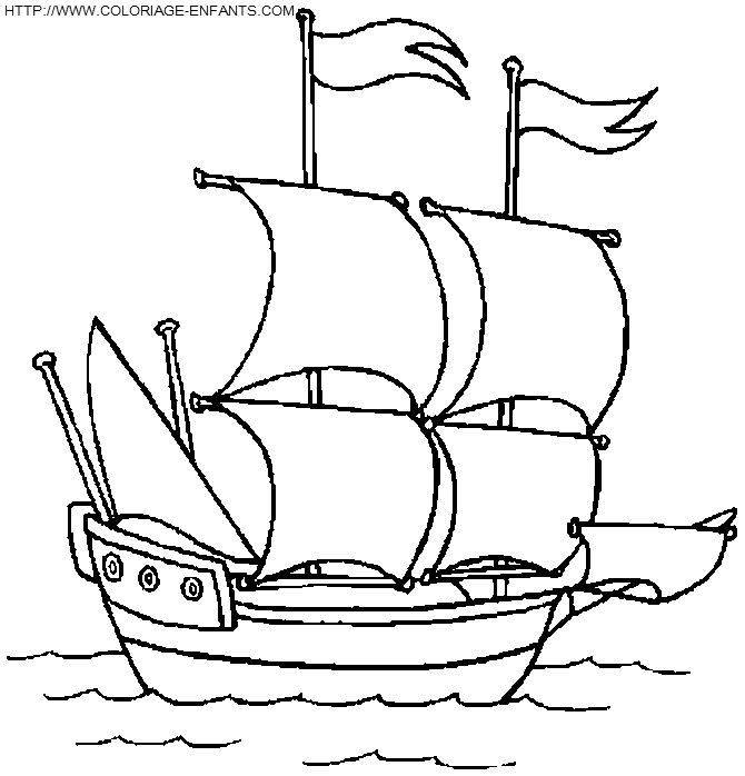 Boat coloring