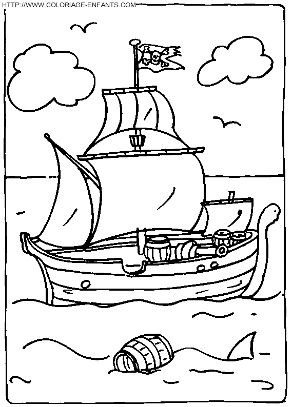 Boat coloring