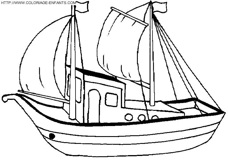 Boat coloring