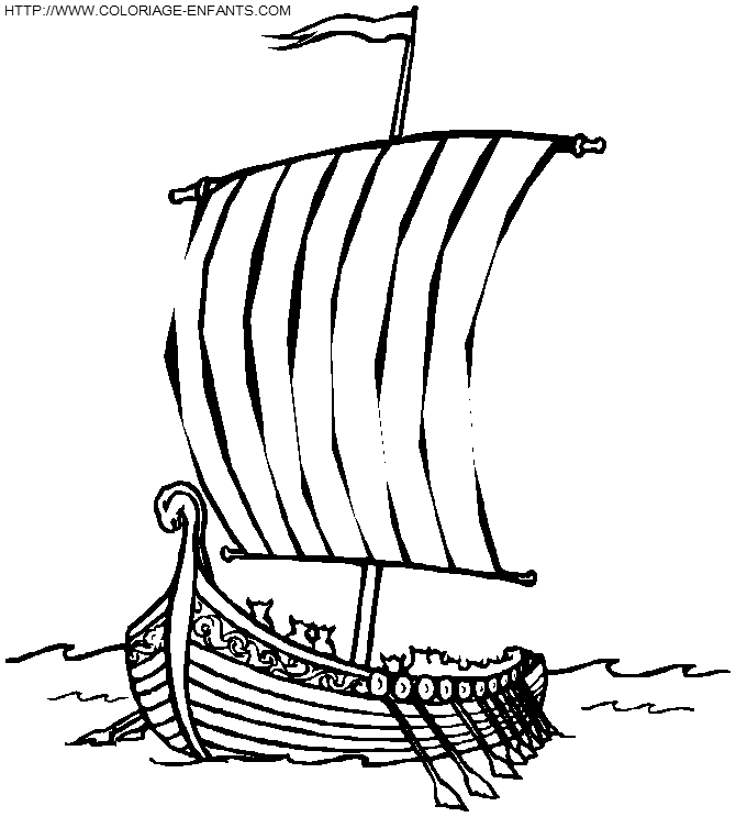 Boat coloring