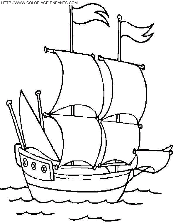 Boat coloring