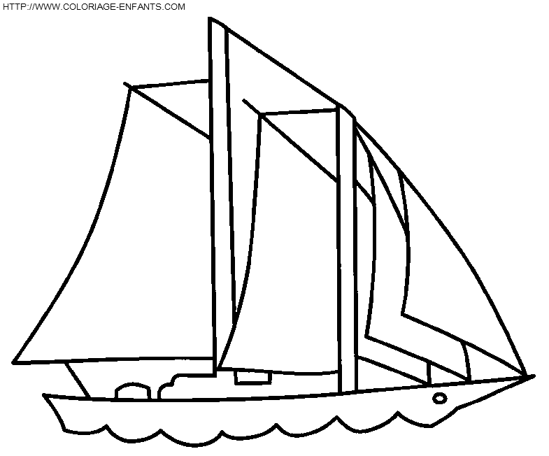 Boat coloring