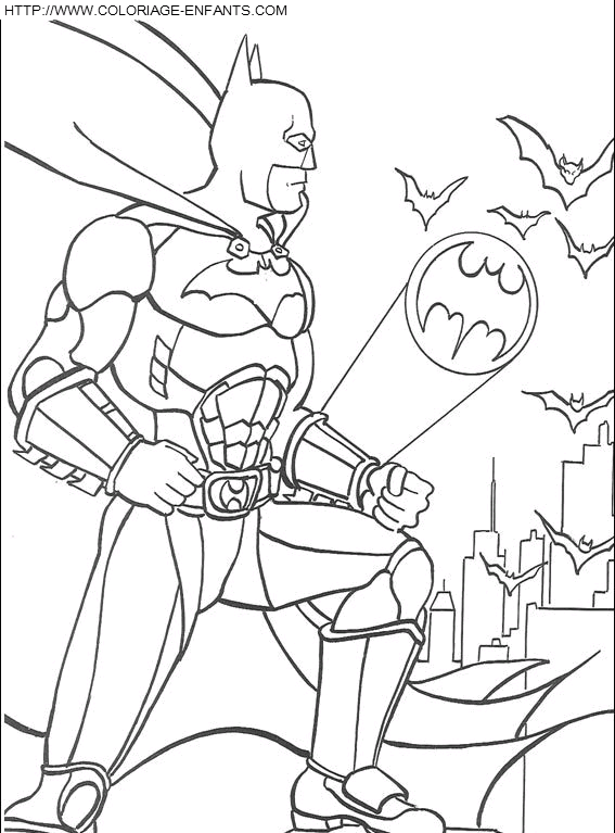 Batman coloring