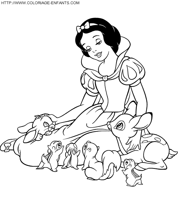 Snow White coloring