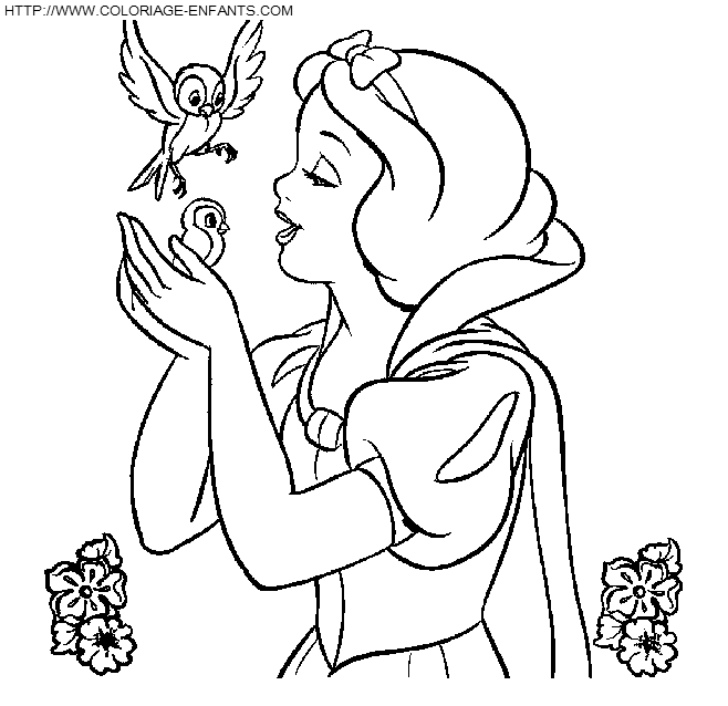 Snow White coloring