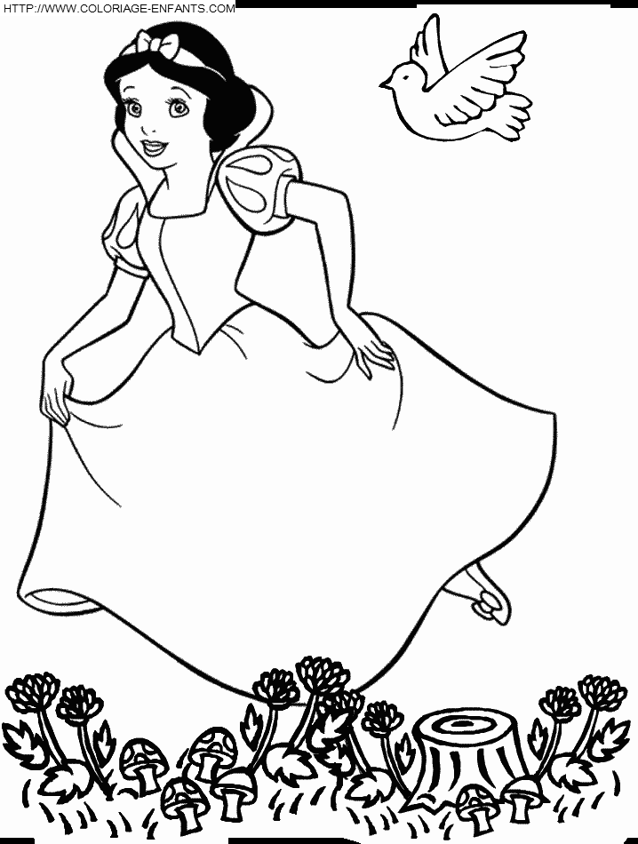 Snow White coloring