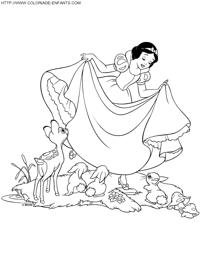 Snow White coloring