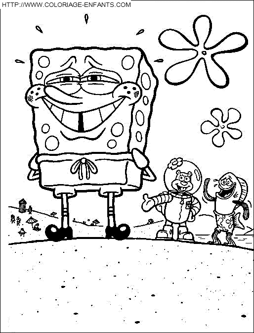 Sponge Bob coloring