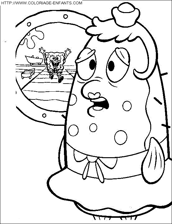 Sponge Bob coloring