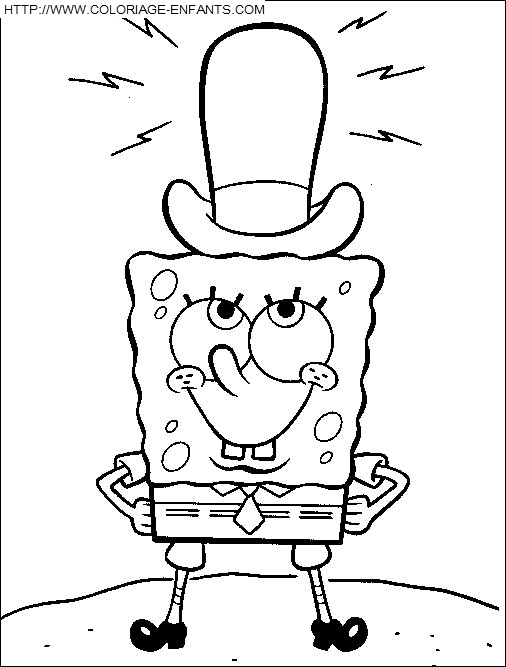 Sponge Bob coloring