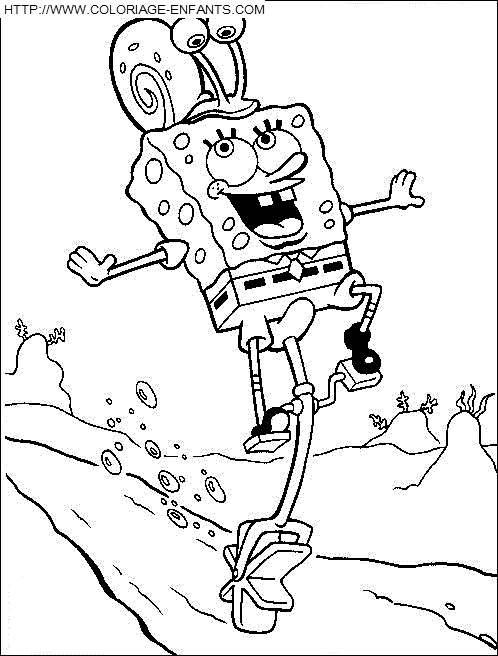 Sponge Bob coloring