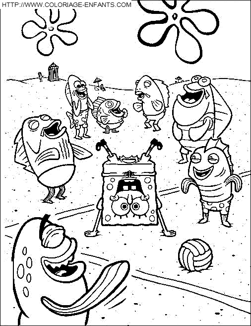 Sponge Bob coloring