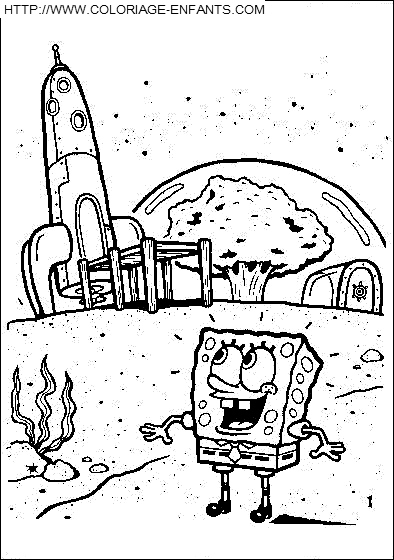 Sponge Bob coloring