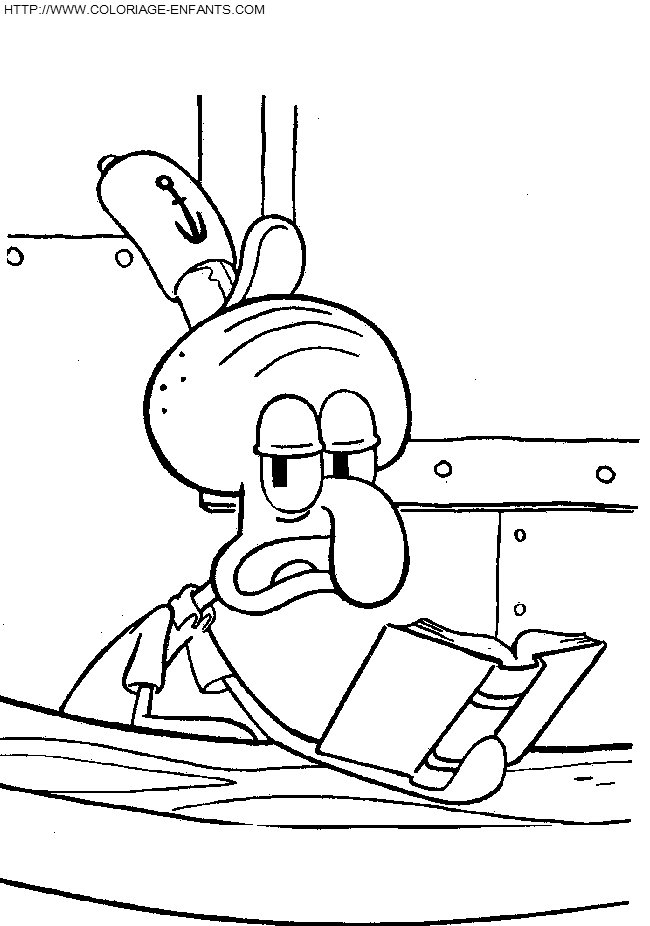 Sponge Bob coloring