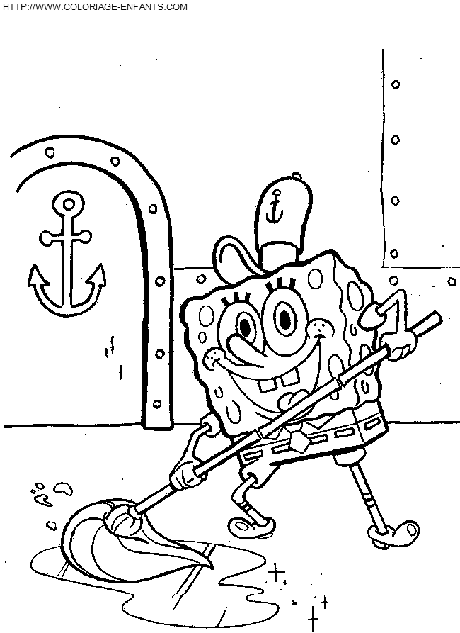 Sponge Bob coloring