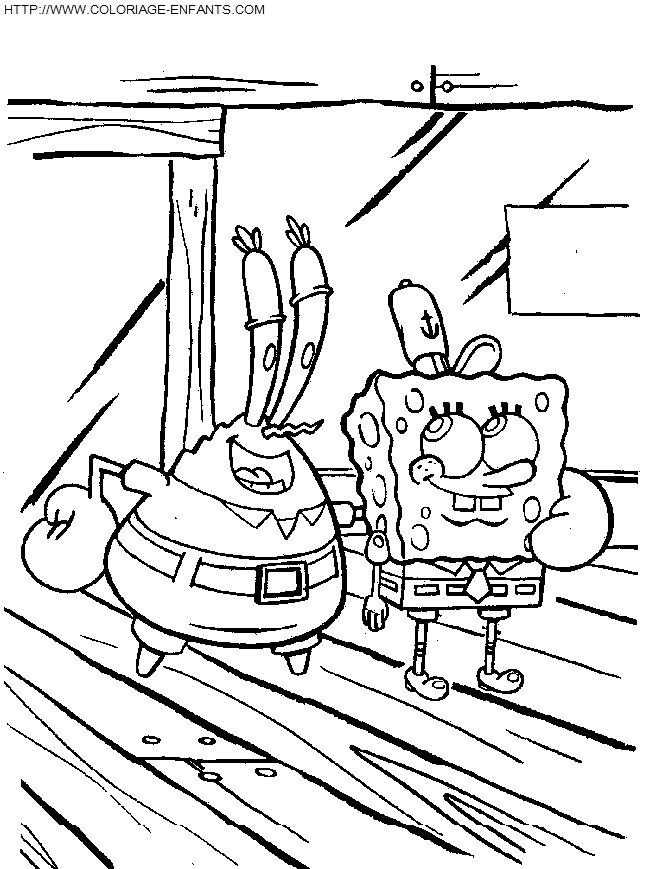 Sponge Bob coloring