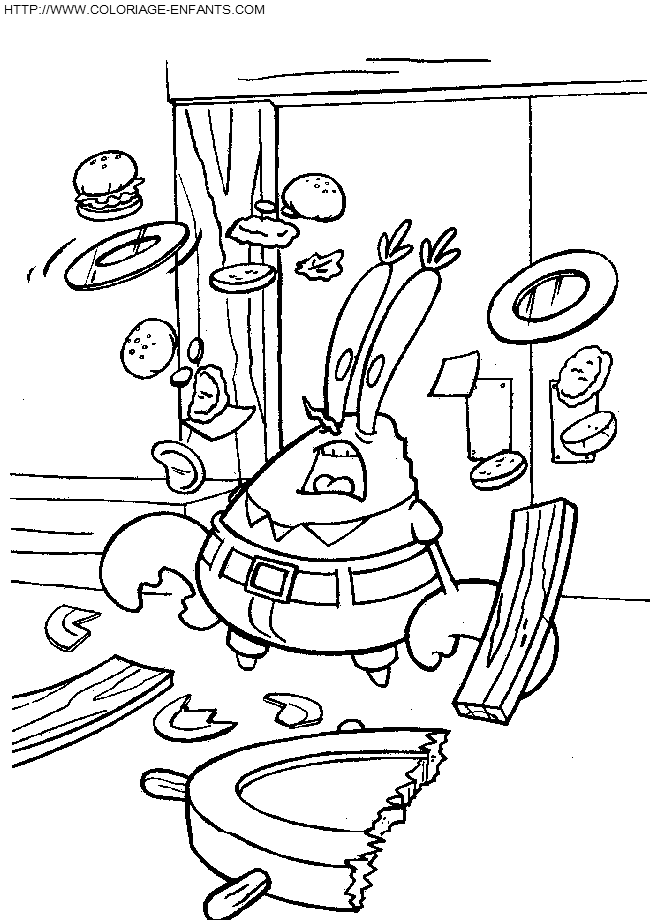 Sponge Bob coloring