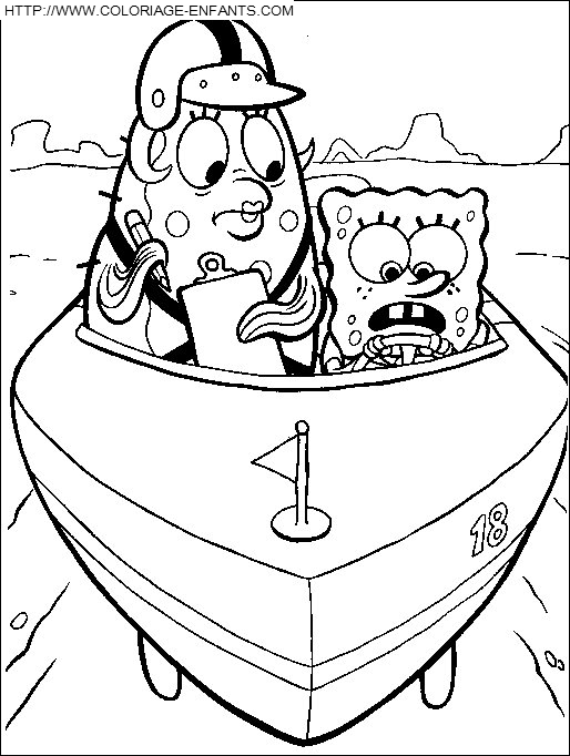 Sponge Bob coloring