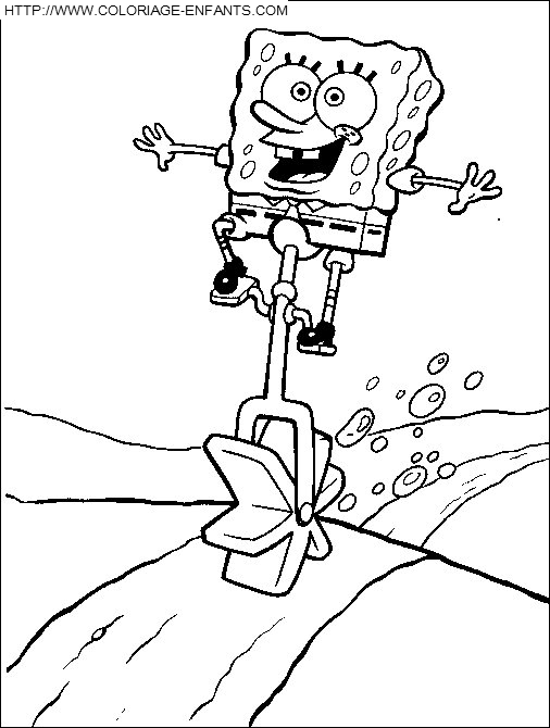 Sponge Bob coloring