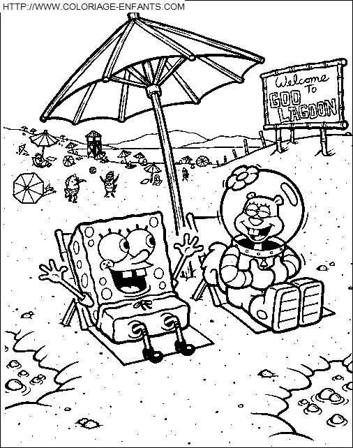 Sponge Bob coloring