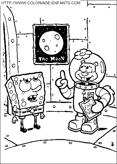 Sponge Bob coloring