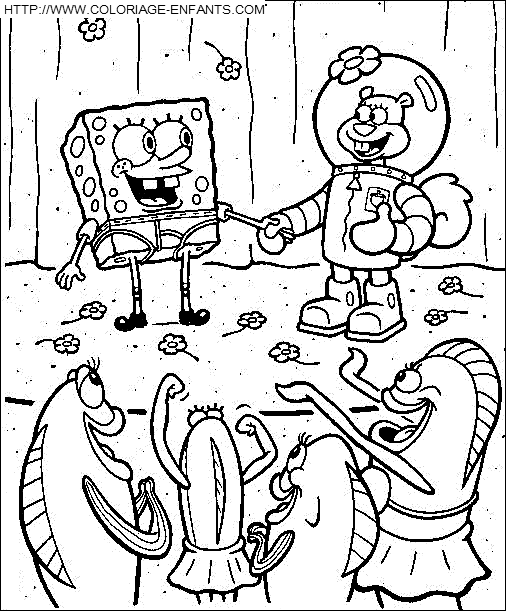 Sponge Bob coloring