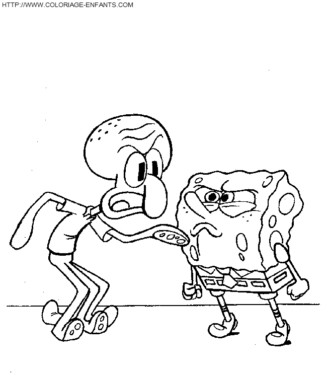 Sponge Bob coloring