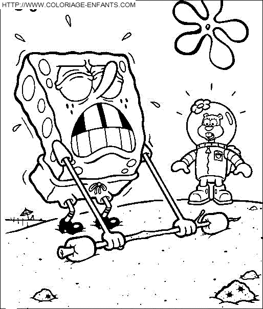 Sponge Bob coloring