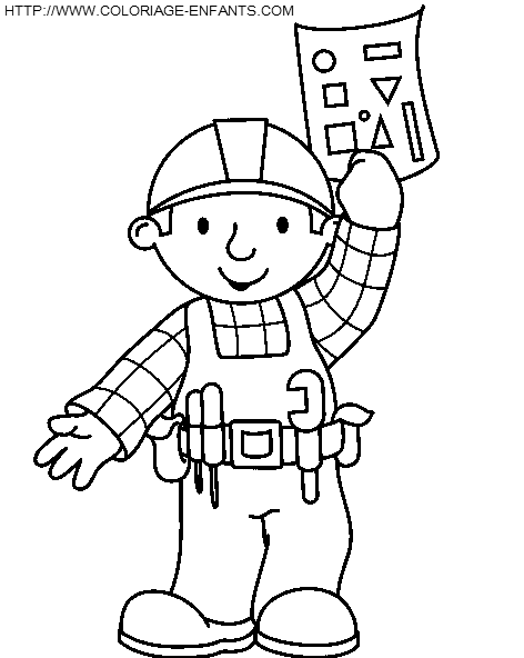 Bob The Builder coloring