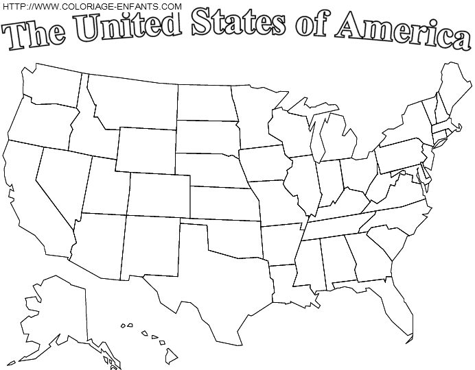 United States coloring