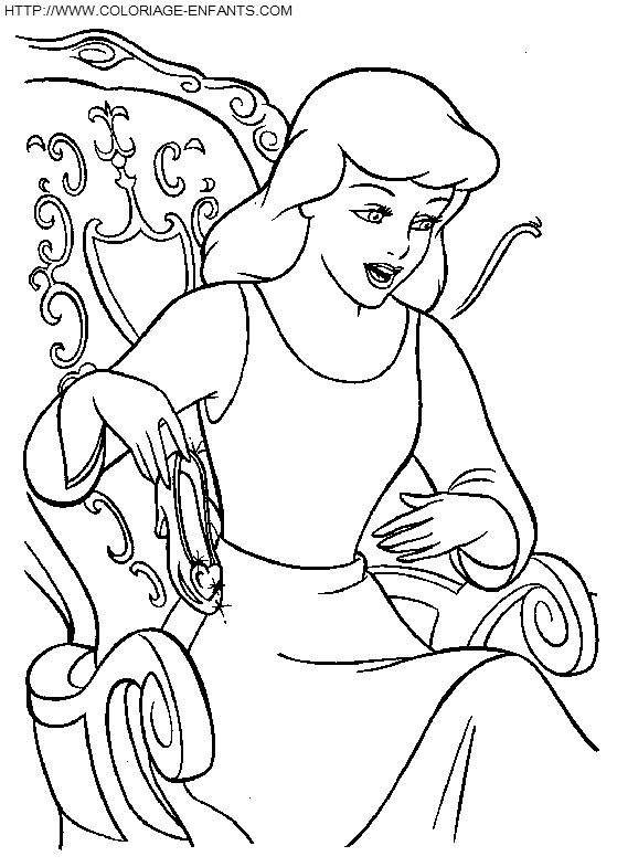 Cinderella coloring