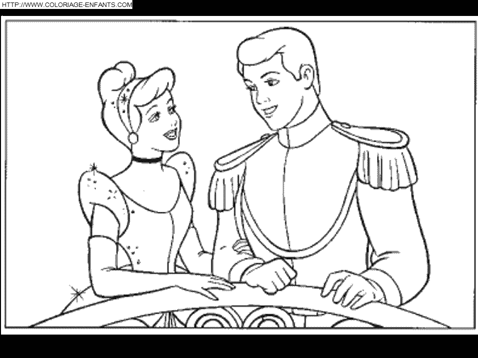 Cinderella coloring