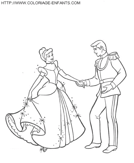 Cinderella coloring