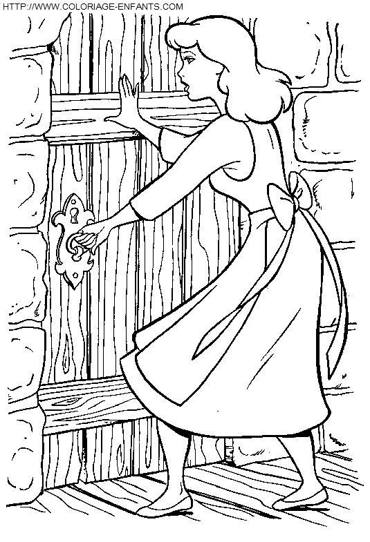 Cinderella coloring