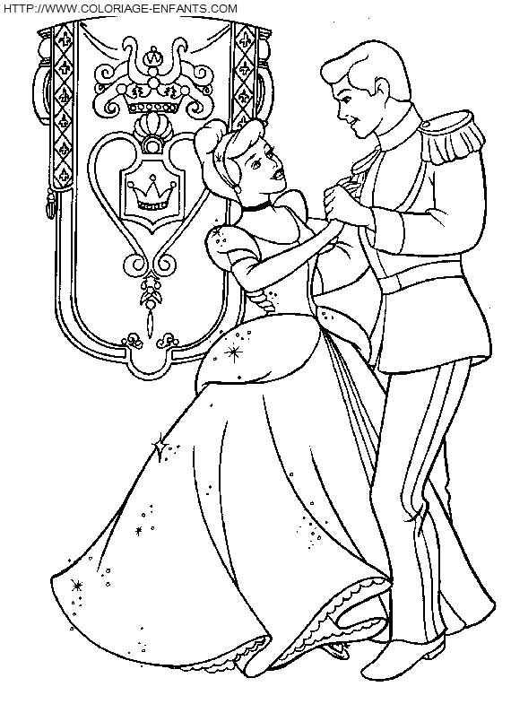 Cinderella coloring