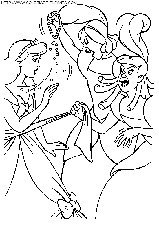 Cinderella coloring