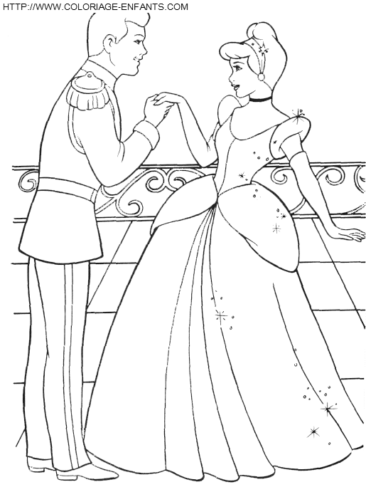 Cinderella coloring