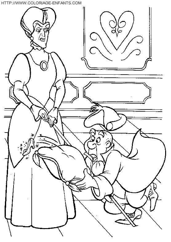 Cinderella coloring