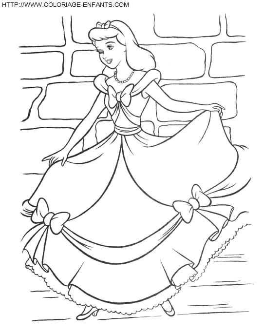 Cinderella coloring