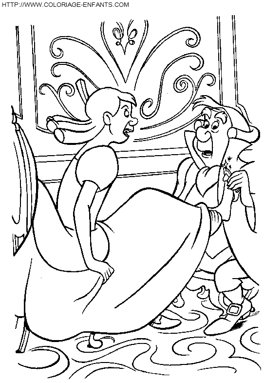 Cinderella coloring