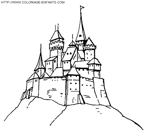 Castle coloring