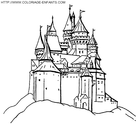 Castle coloring