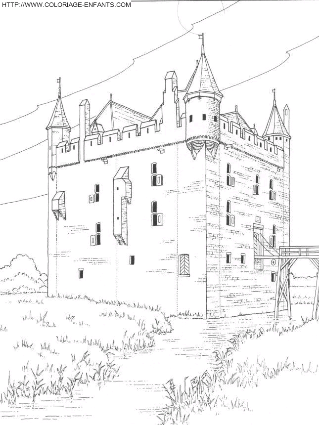 Castle coloring
